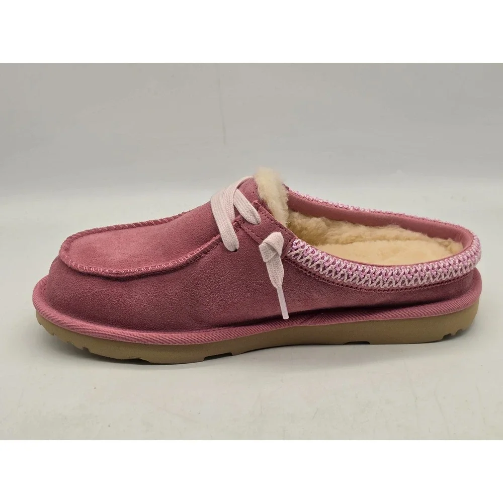 UGG Tasman Mule Kids 6 Horizon Pink Suede Slip On Slippers 1175213K